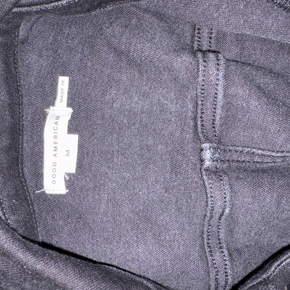 Good American “Fit for Success” Black Short-Sleeve Jumpsuit - Picture 9 of 13